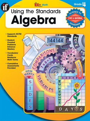 cover image of Using the Standards - Algebra, Grade 4